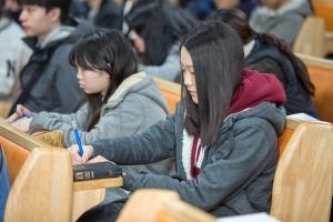  주일예배(부활절) 중등부(에벤에셀)