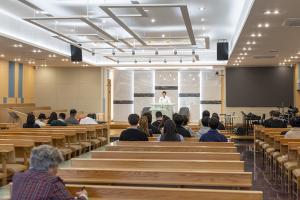  주일 부활절 세례예식