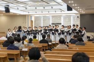  주일 부활절 세례예식