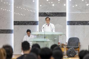  주일 부활절 세례예식