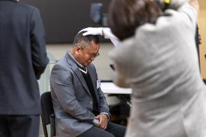  주일 부활절 세례예식