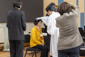  주일 부활절 세례예식