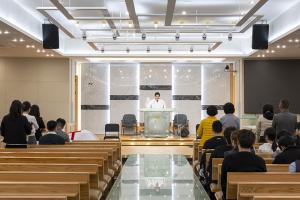  주일 부활절 세례예식