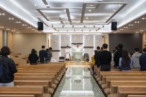  주일 부활절 세례예식